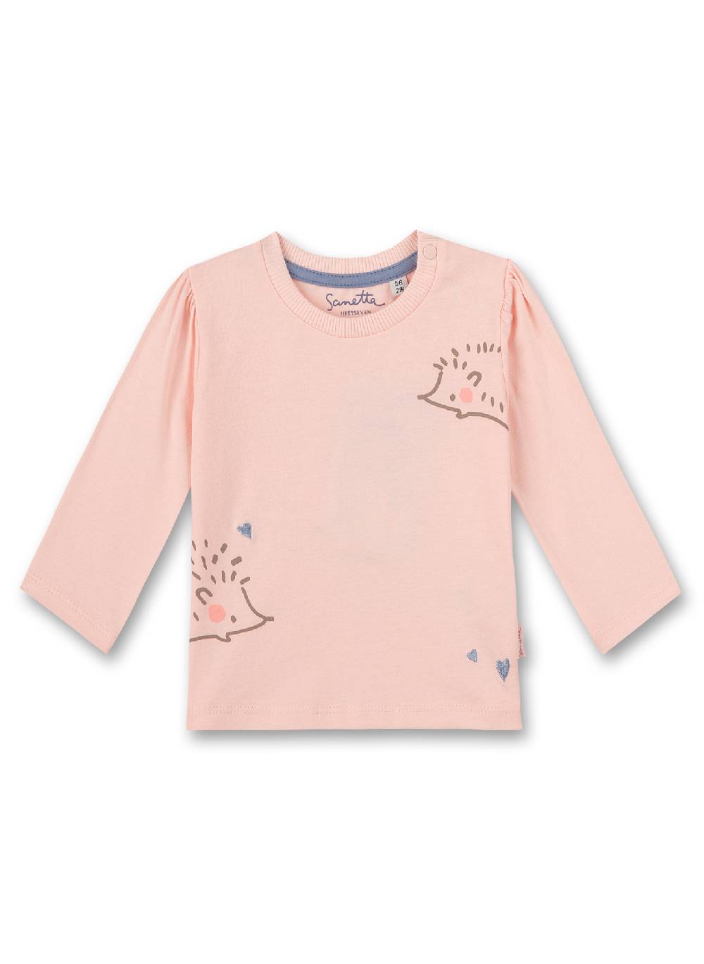 Sanetta Mädchen-Shirt langarm Rosa Little Spikes