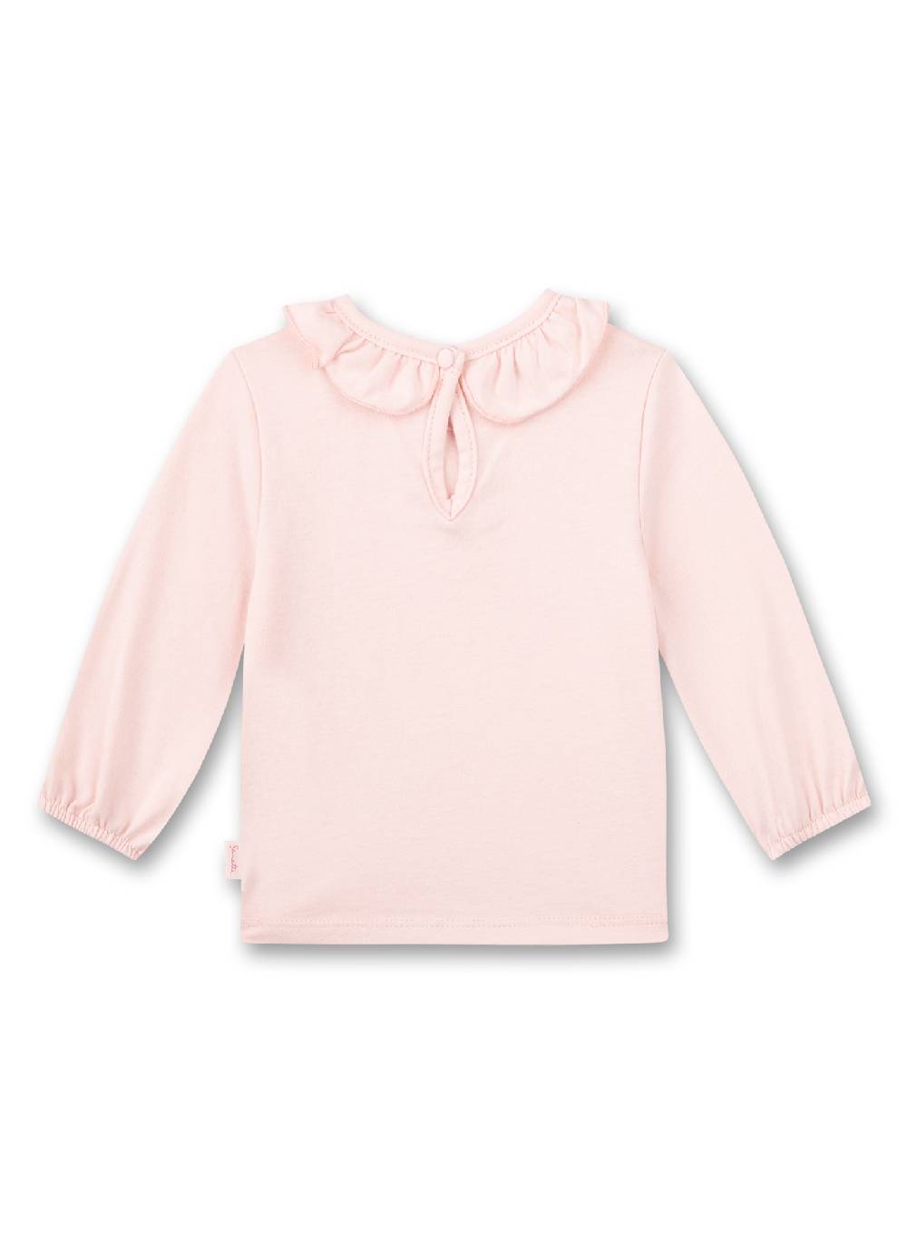 Sanetta Mädchen-Shirt Langarm Rosa Mit Kragen