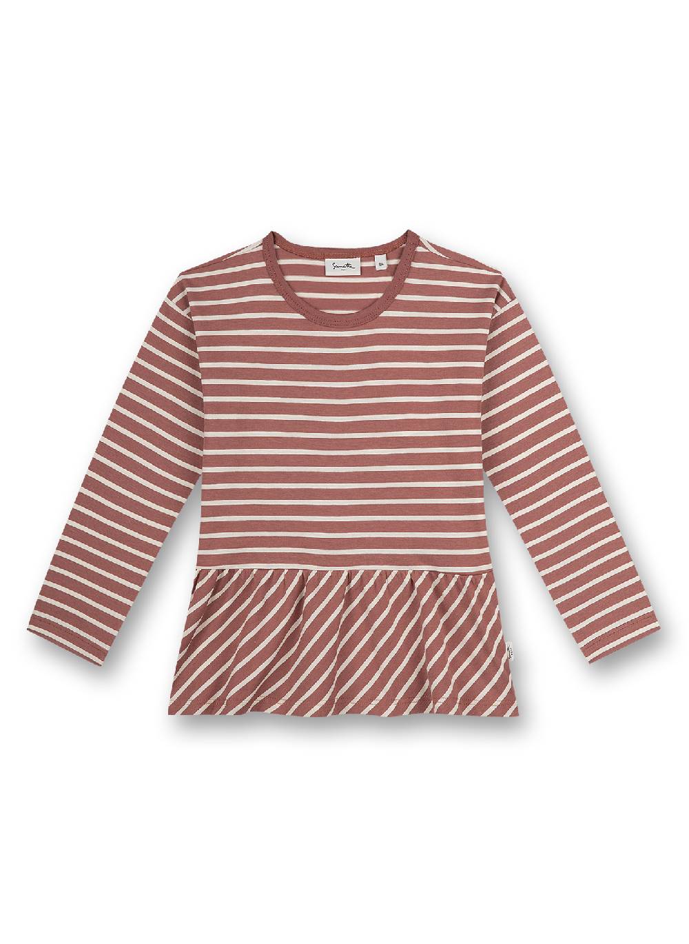 Sanetta Mädchen-Shirt langarm Rosa Ringel