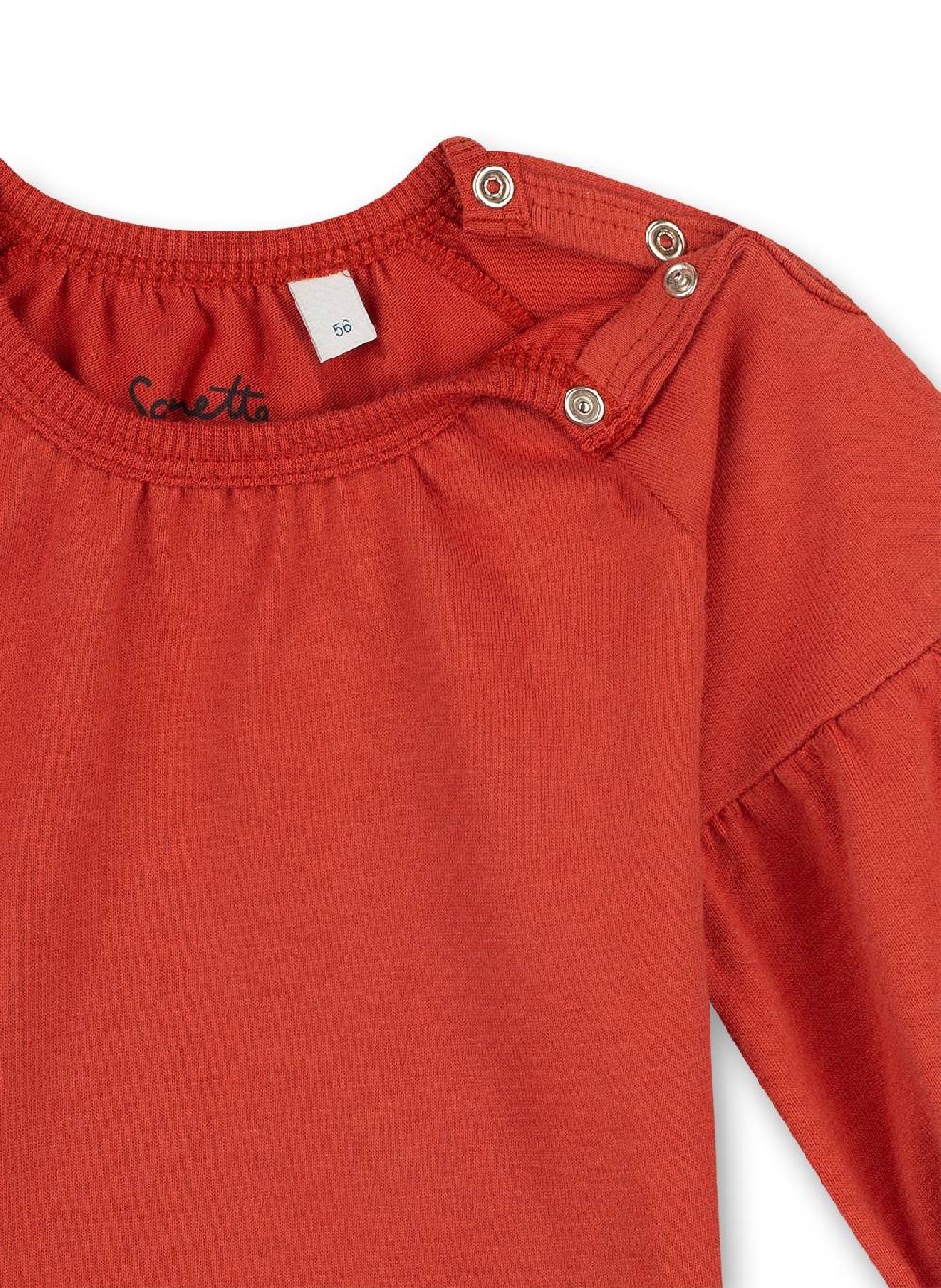 Sanetta Mädchen-Shirt Langarm Rot Cheeky Lamb