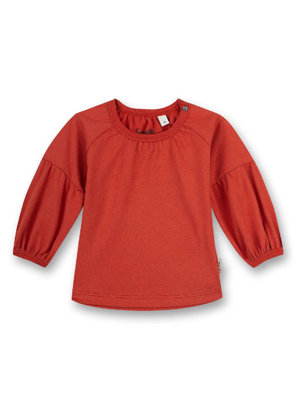 Sanetta Mädchen-Shirt langarm Rot Cheeky Lamb