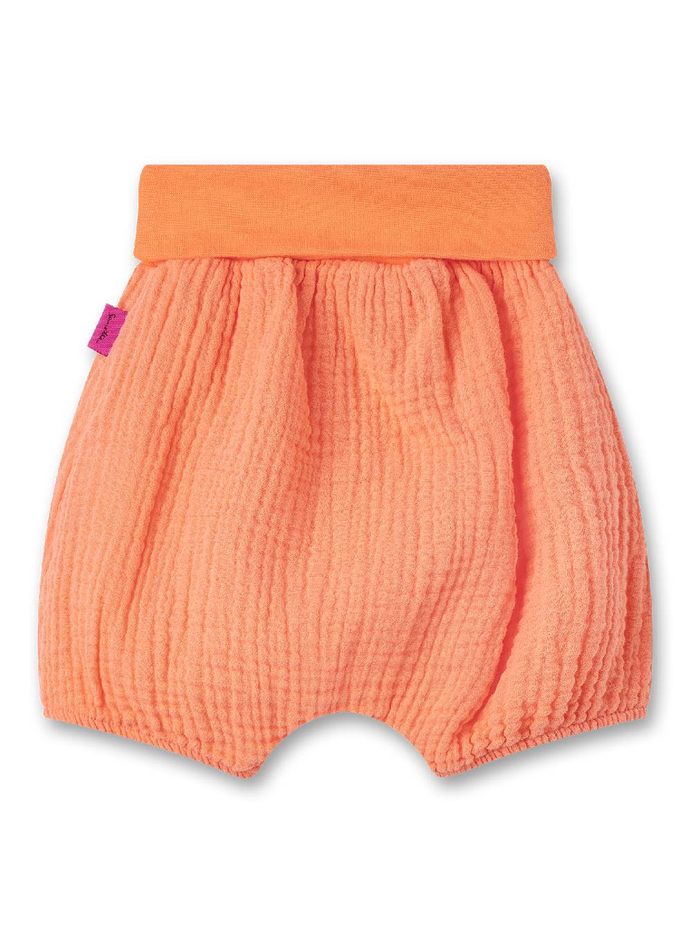 Sanetta Mädchen-Shorts Aus Musselin Orange