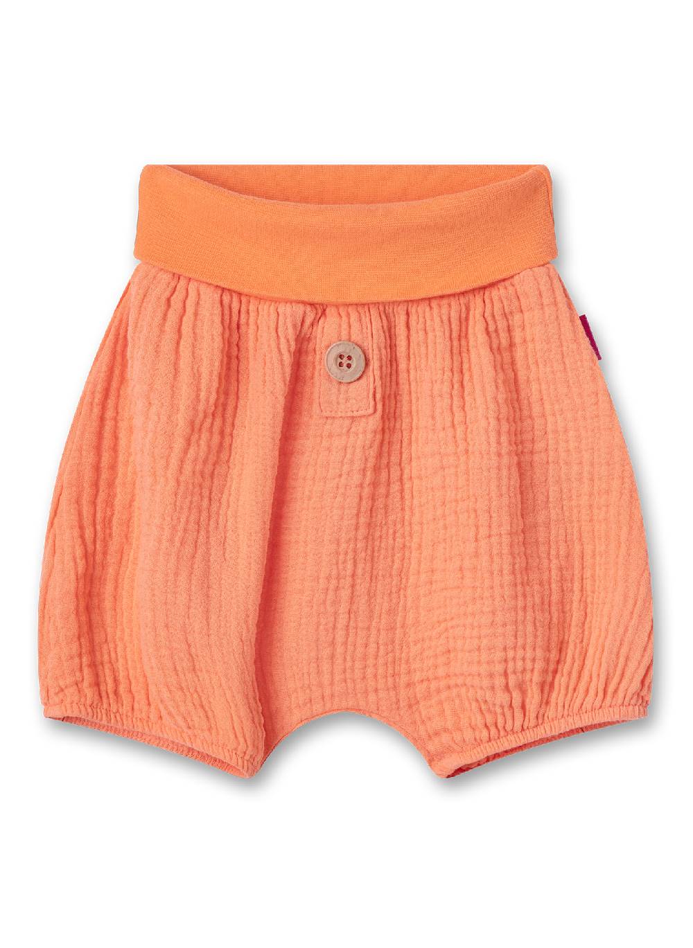 Sanetta Mädchen-Shorts aus Musselin Orange