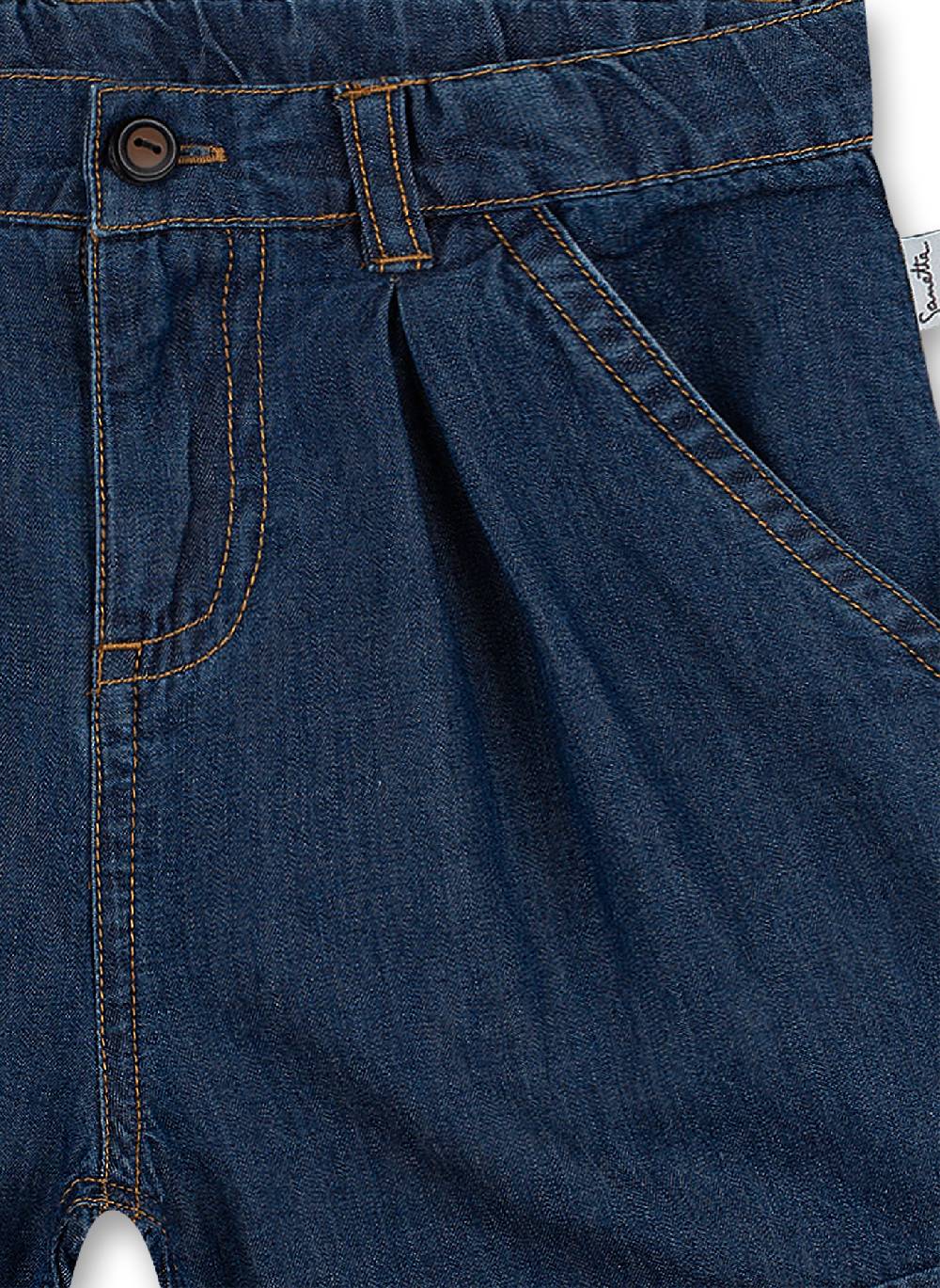 Sanetta Mädchen-Shorts Denim Flower