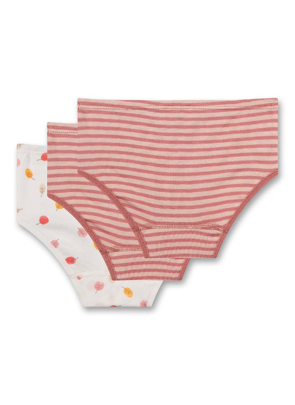 Sanetta Mädchen-Slips (Dreierpack) Off-White & Rosa