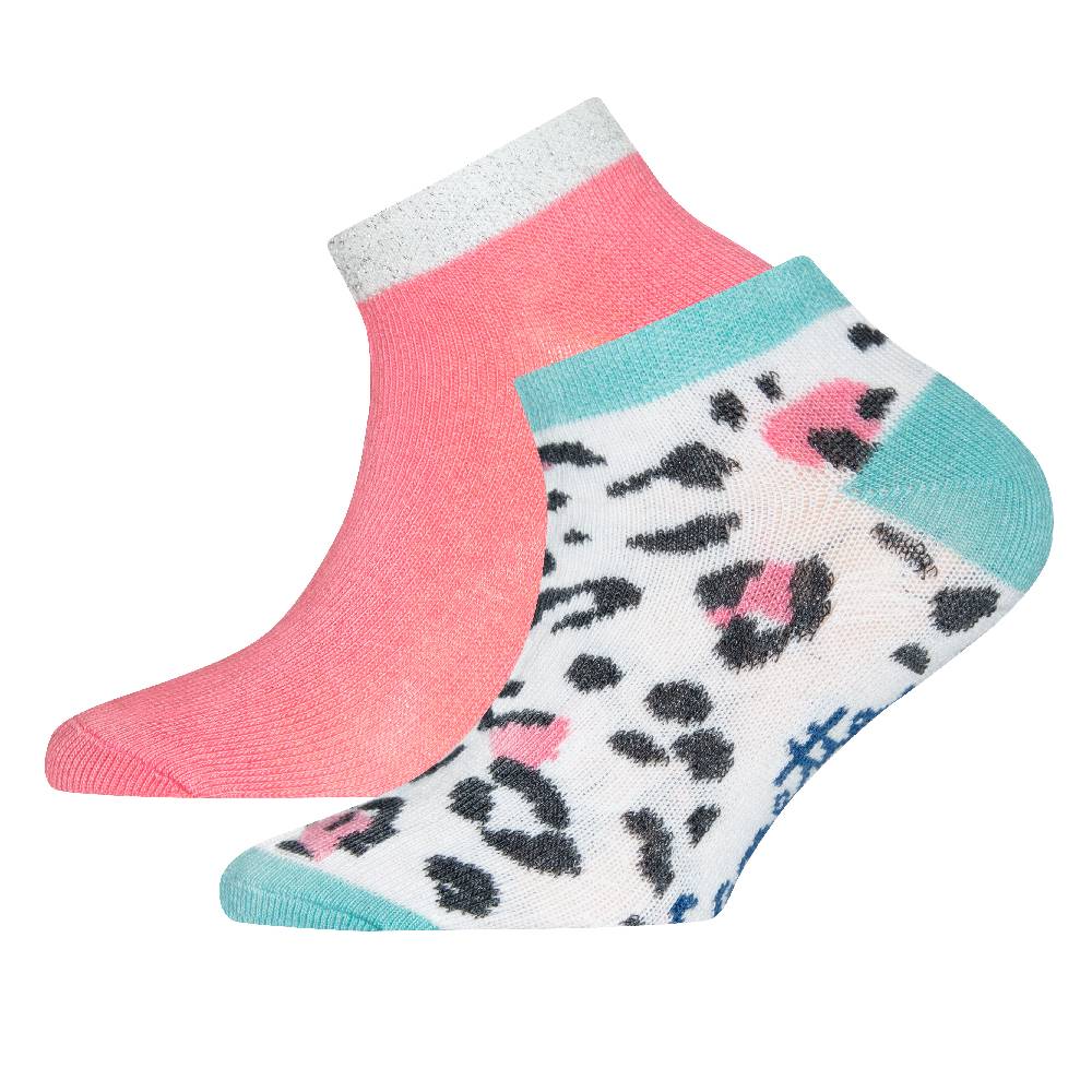 Sanetta Mädchen-Socken (Doppelpack) Pink und Weiß