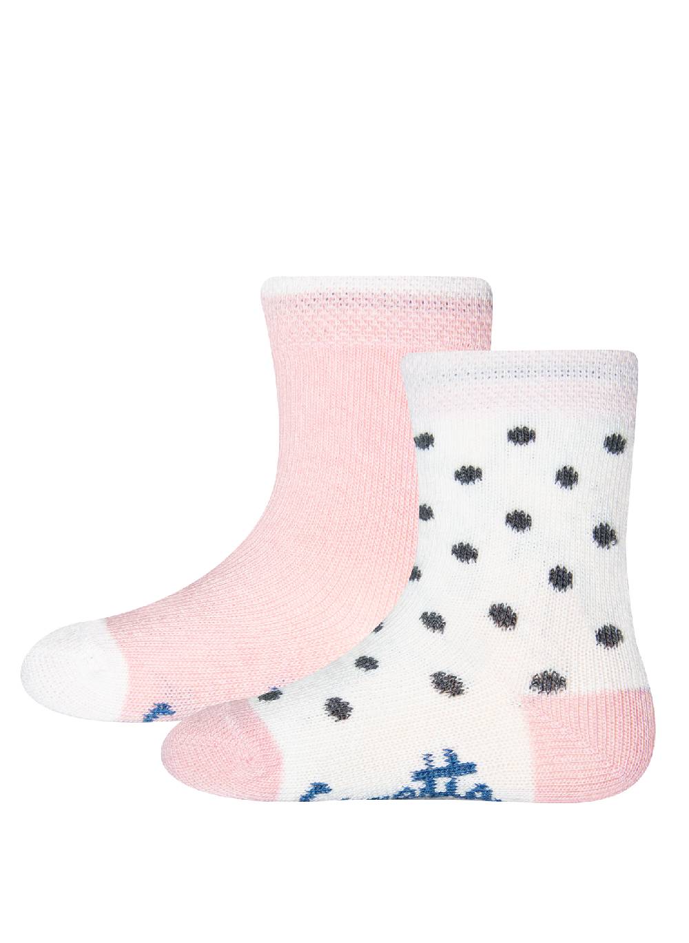 Sanetta Mädchen-Socken (Doppelpack) Rosa und Punkte