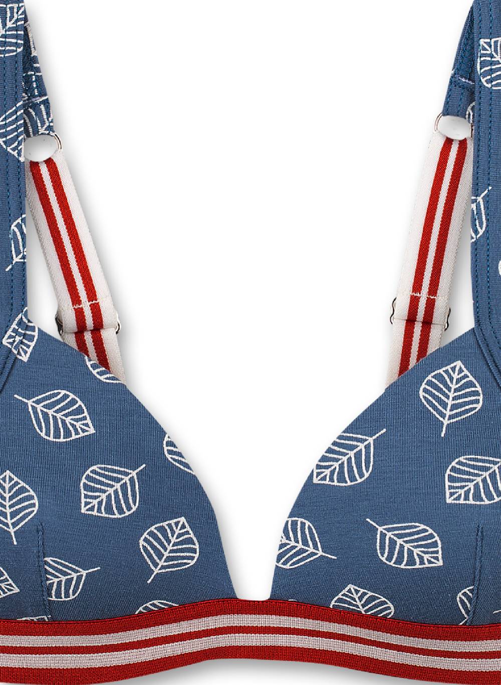 Sanetta Mädchen-Soft Cup Bra Blau Ethno