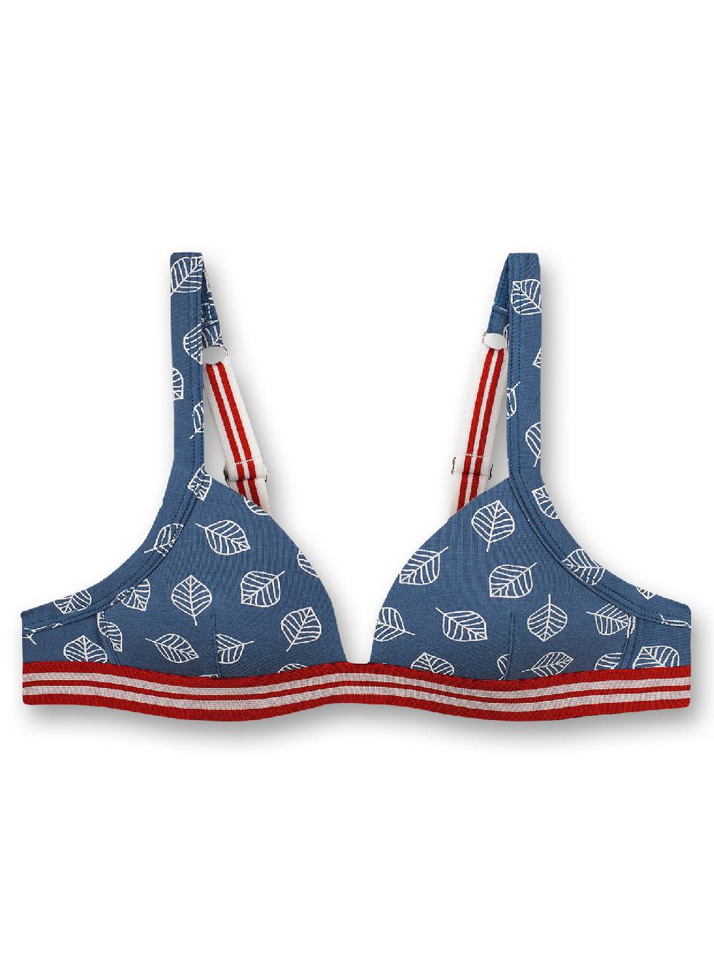 Sanetta Mädchen-Soft Cup Bra Blau Ethno