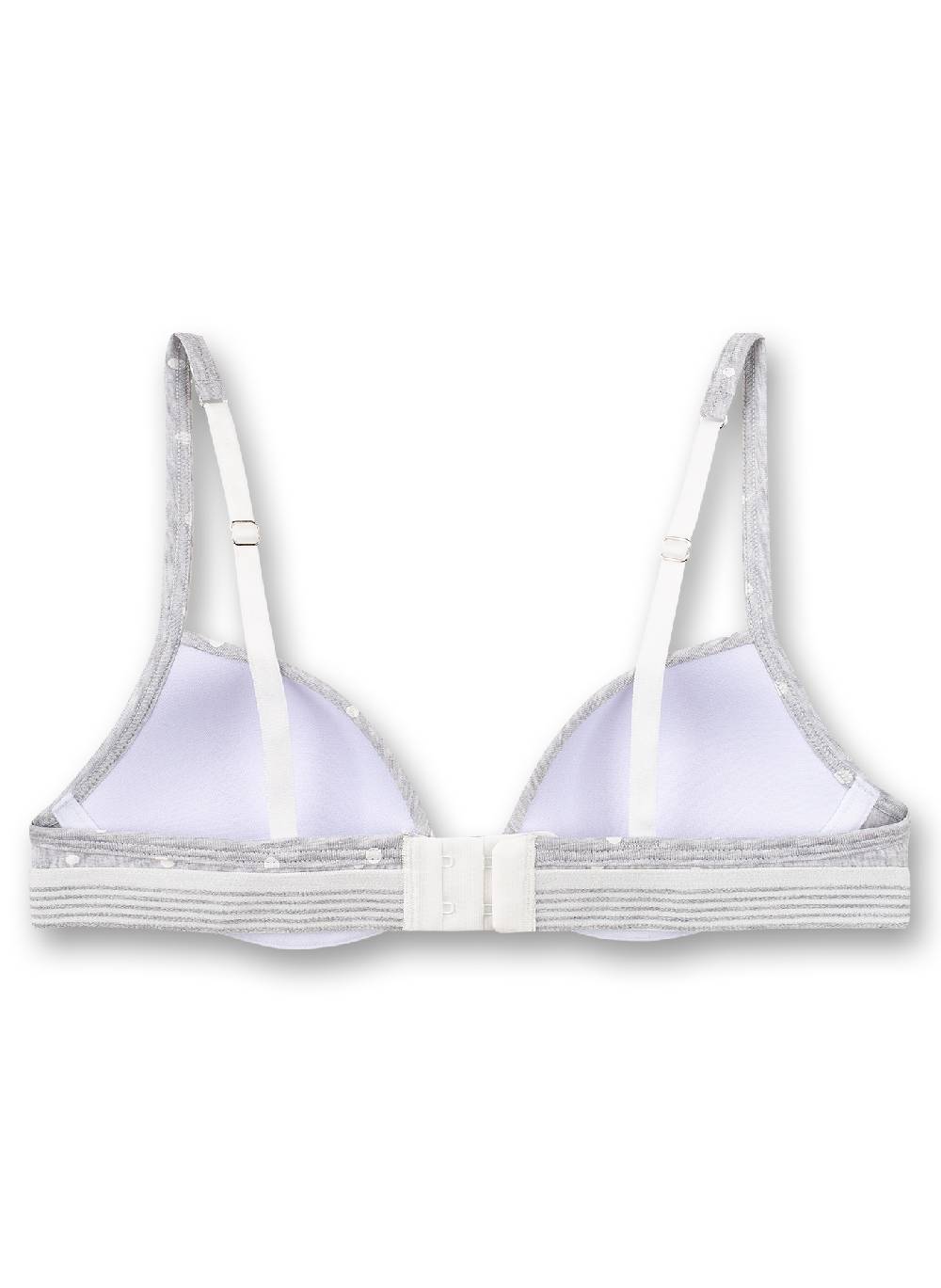 Sanetta Mädchen-Soft Cup Bra Graumelange Dots