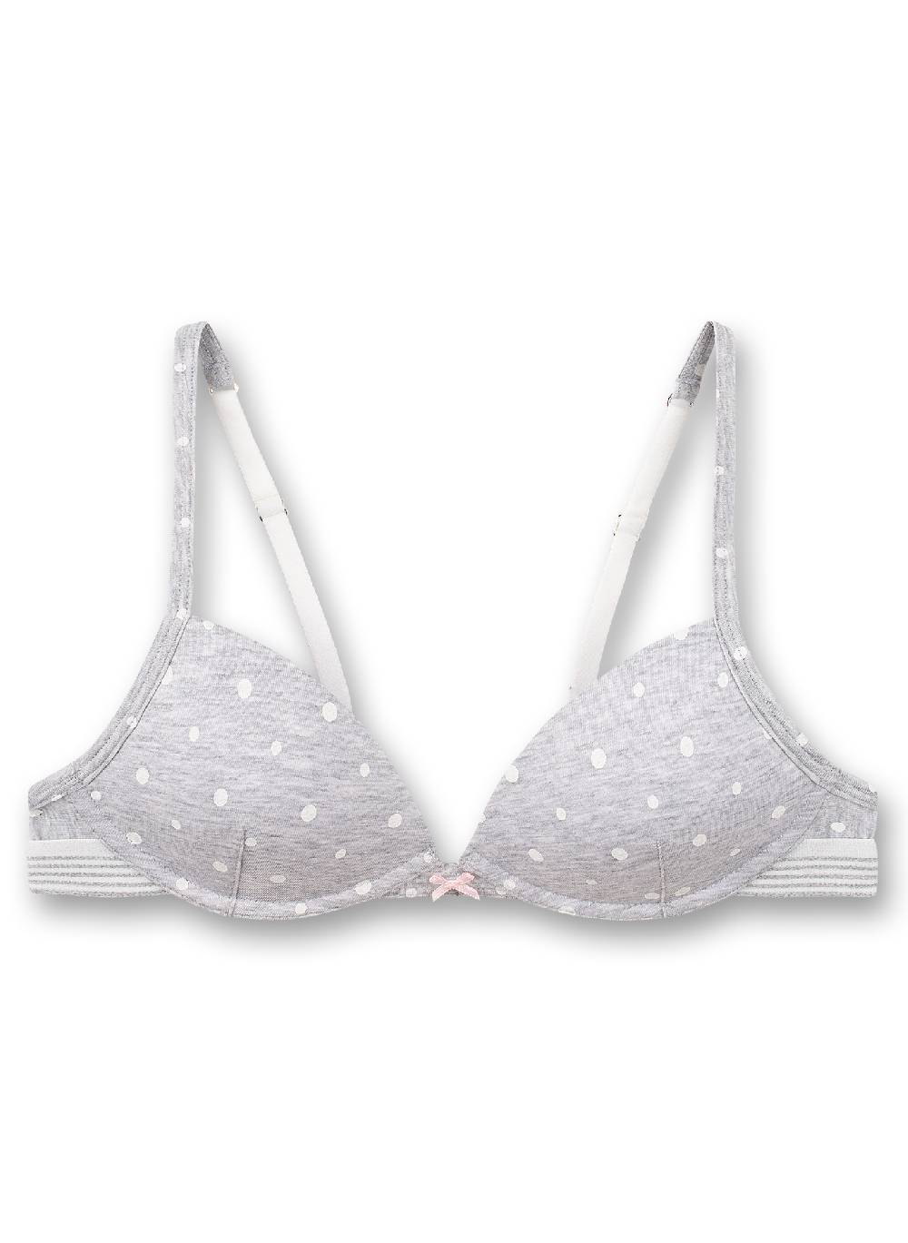 Sanetta Mädchen-Soft Cup Bra Graumelange Dots