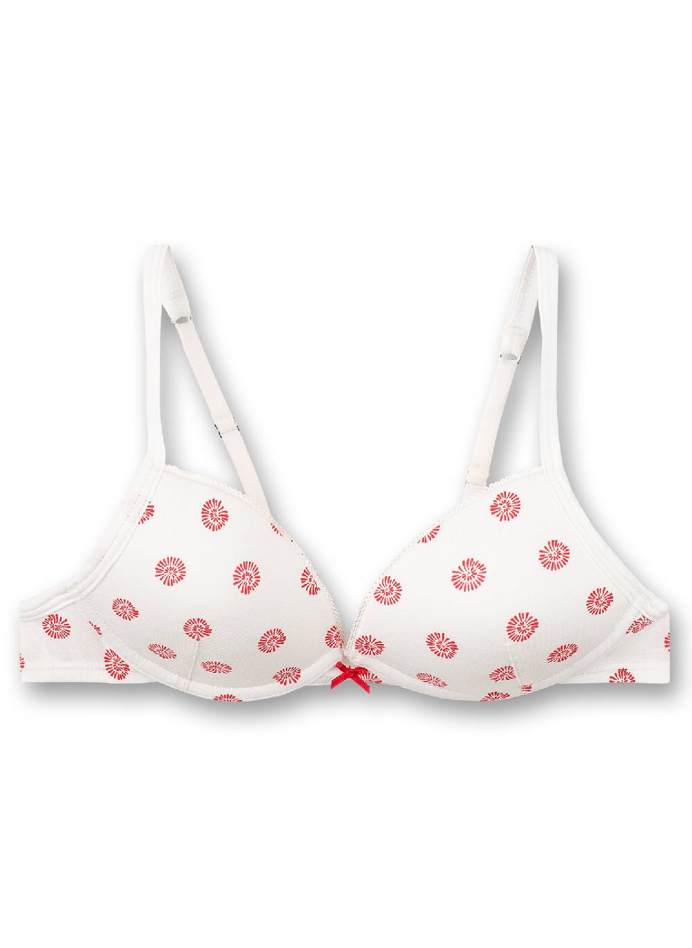 Sanetta Mädchen-Soft Cup Bra Weiß Bye the Sea