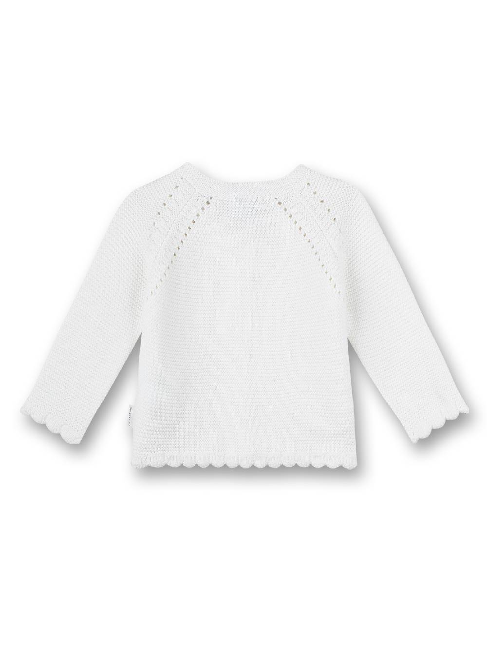 Sanetta Mädchen-Strickjacke Off-White Family Stork