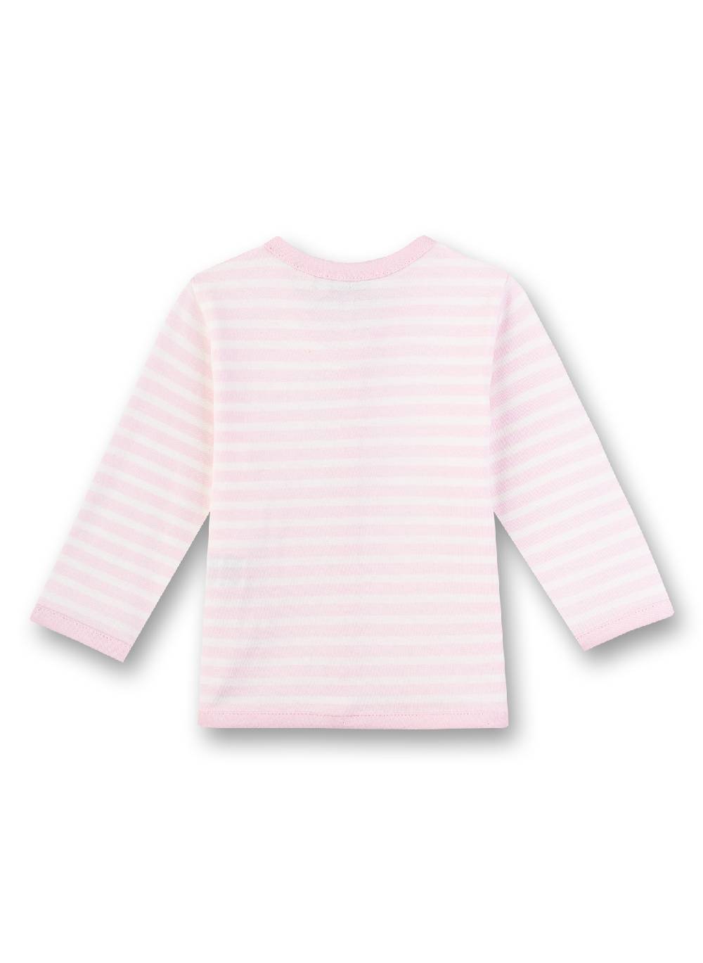 Sanetta Mädchen-Strickjacke Rosa-geringelt