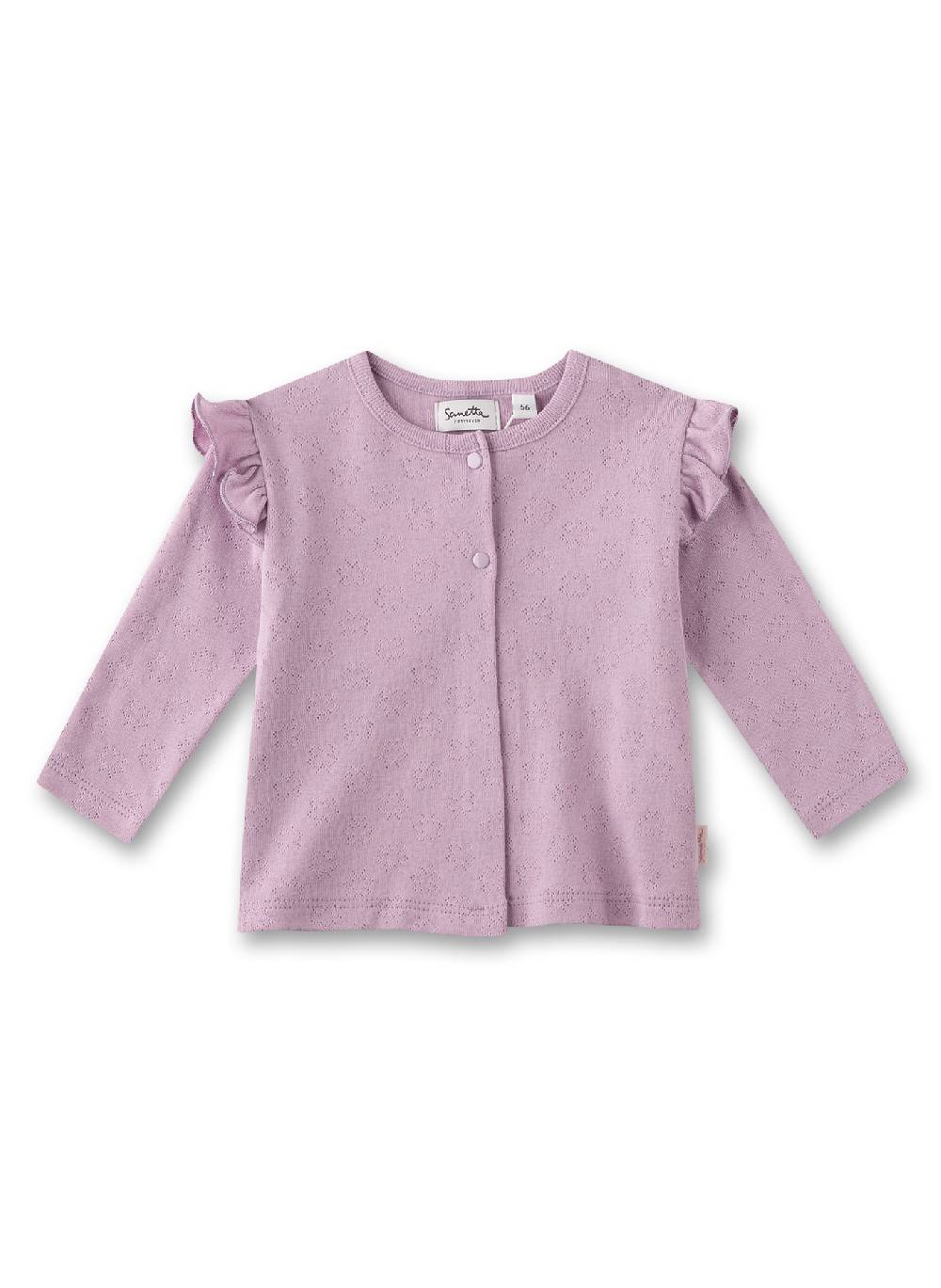 Sanetta Mädchen-Sweatjacke Lila