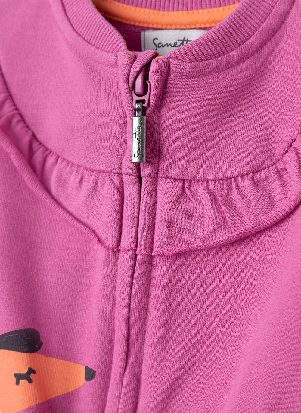 Sanetta Mädchen-Sweatjacke Pink