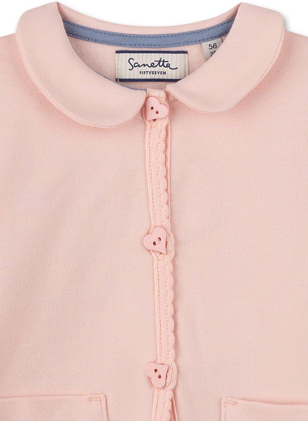 Sanetta Mädchen-Sweatjacke Rosa Little Spikes