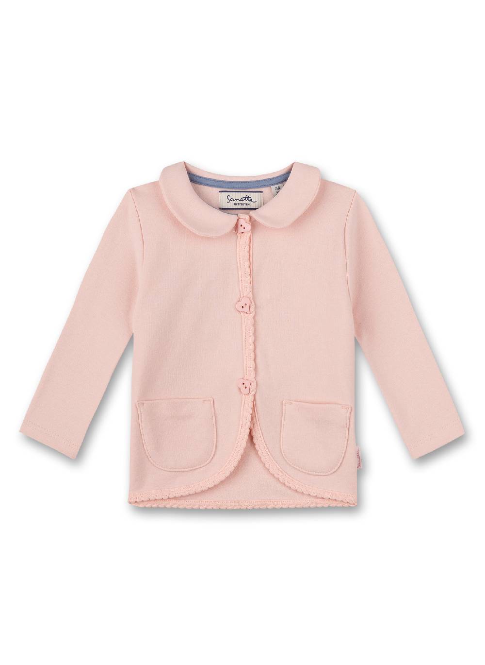 Sanetta Mädchen-Sweatjacke Rosa Little Spikes