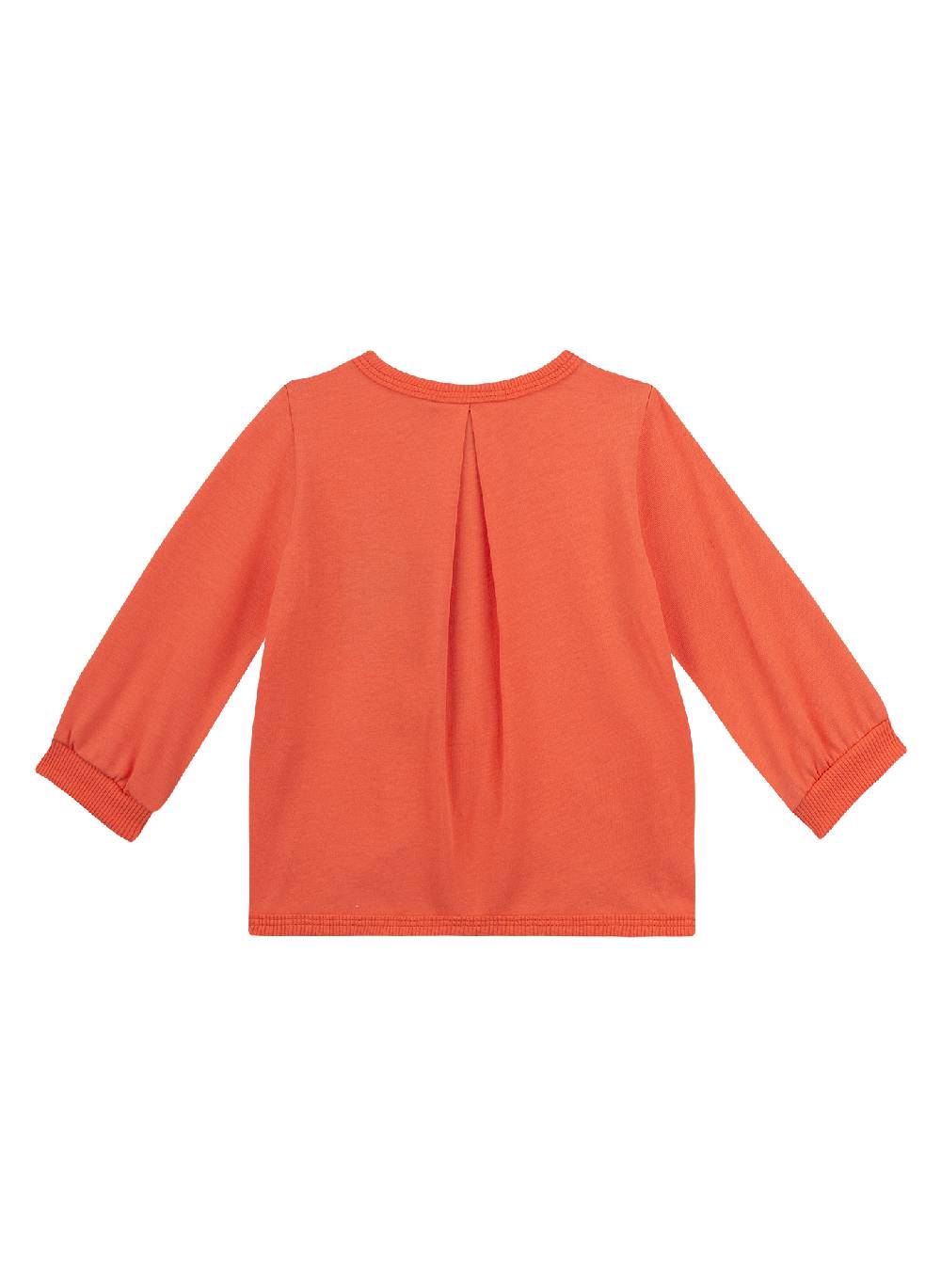 Sanetta Mädchen-Sweatjacke Rot Lovely Butterfly