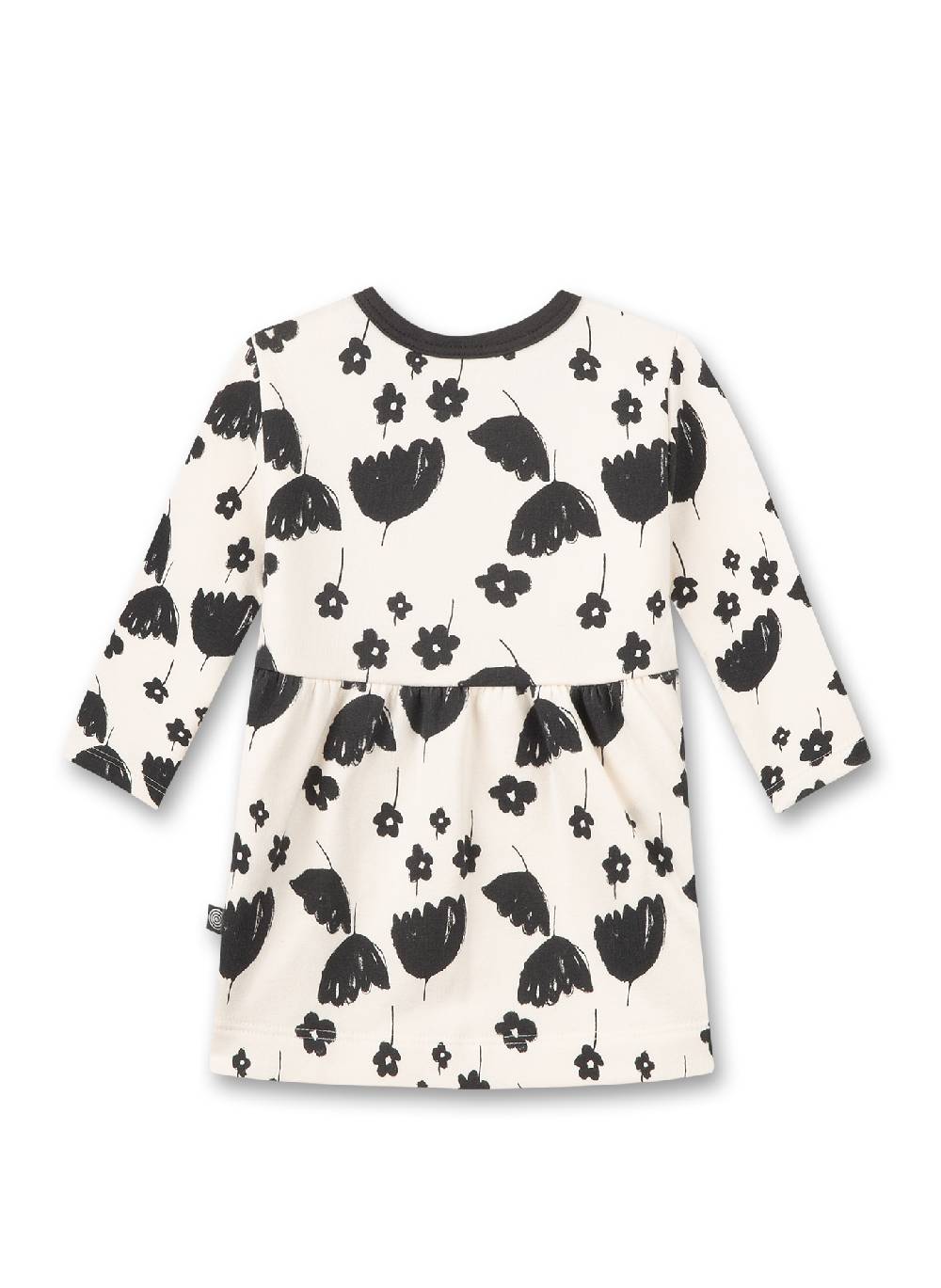 Sanetta Mädchen-Sweatkleid Off-White