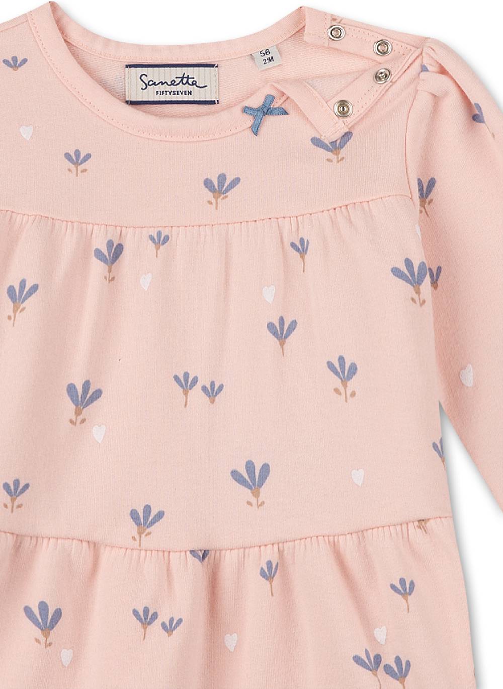 Sanetta Mädchen-Sweatkleid Rosa Little Spikes