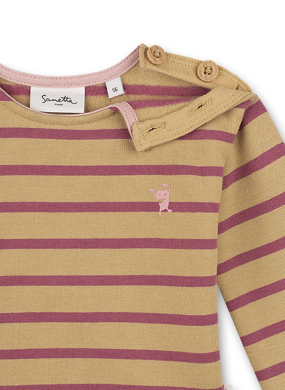 Sanetta Mädchen-Sweatshirt Beige