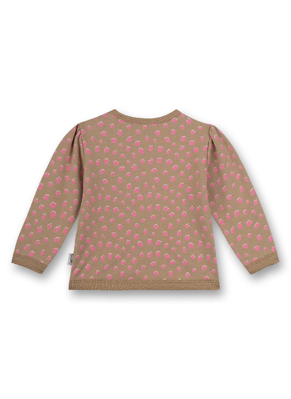 Sanetta Mädchen-Sweatshirt Beige Lovely Leo