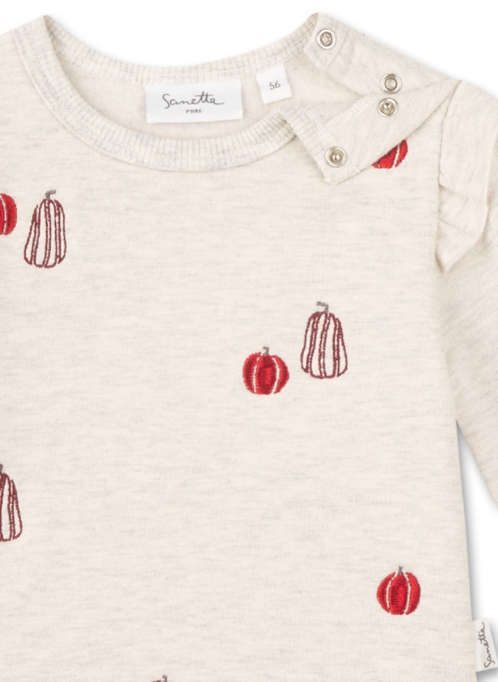 Sanetta Mädchen-Sweatshirt Beigemelange