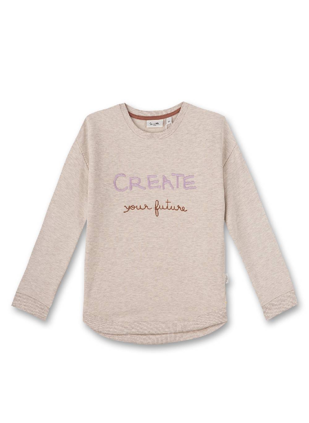 Sanetta Mädchen-Sweatshirt Beigemelange