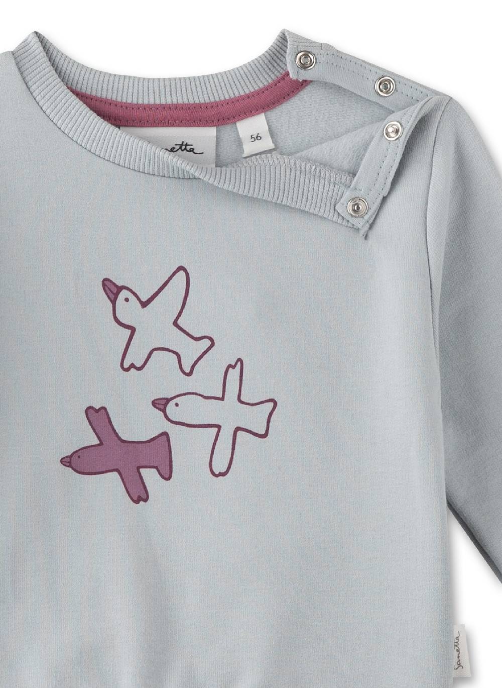 Sanetta Mädchen-Sweatshirt Blau