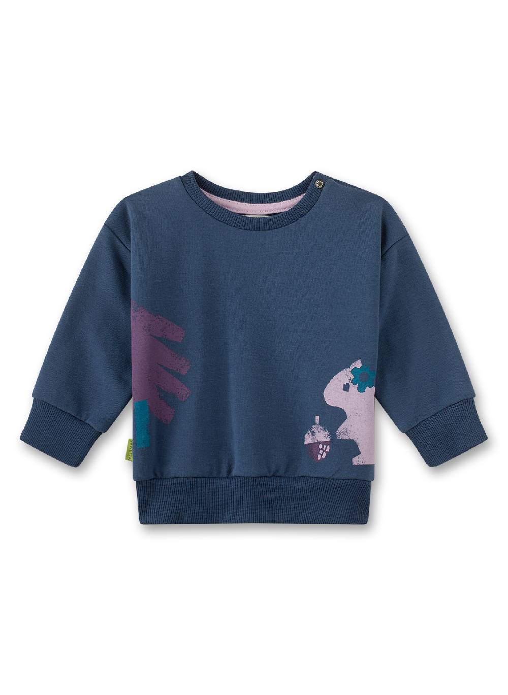 Sanetta Mädchen-Sweatshirt Blau