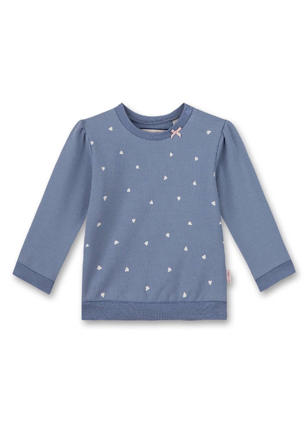Sanetta Mädchen-Sweatshirt Blau Little Spikes