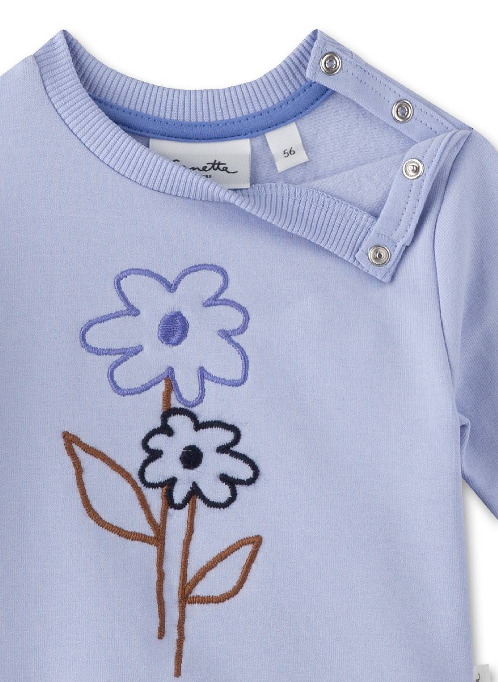 Sanetta Mädchen-Sweatshirt Blau