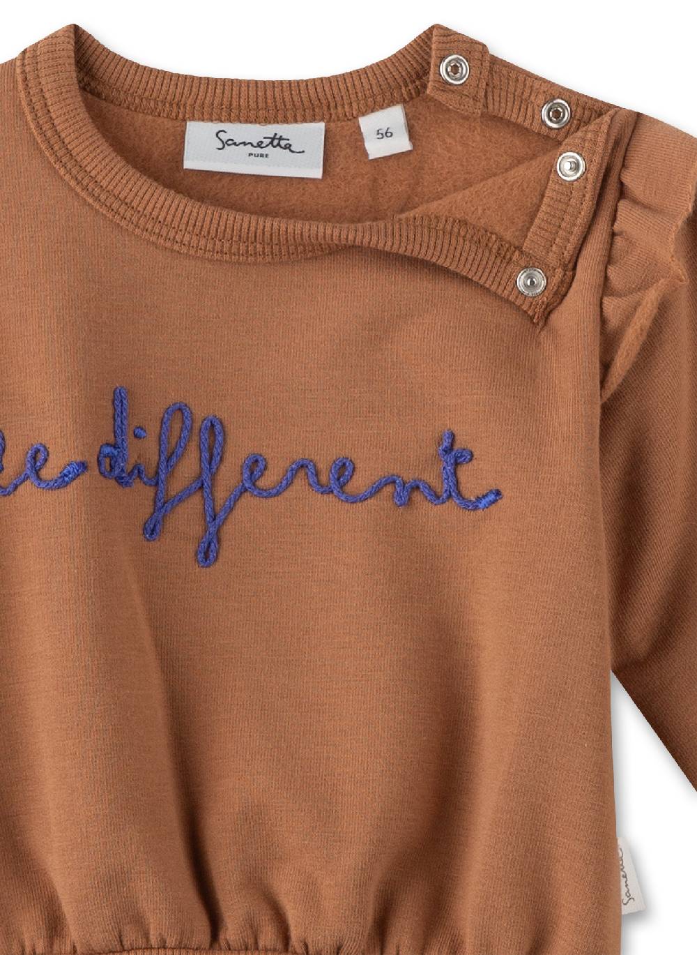 Sanetta Mädchen-Sweatshirt Braun