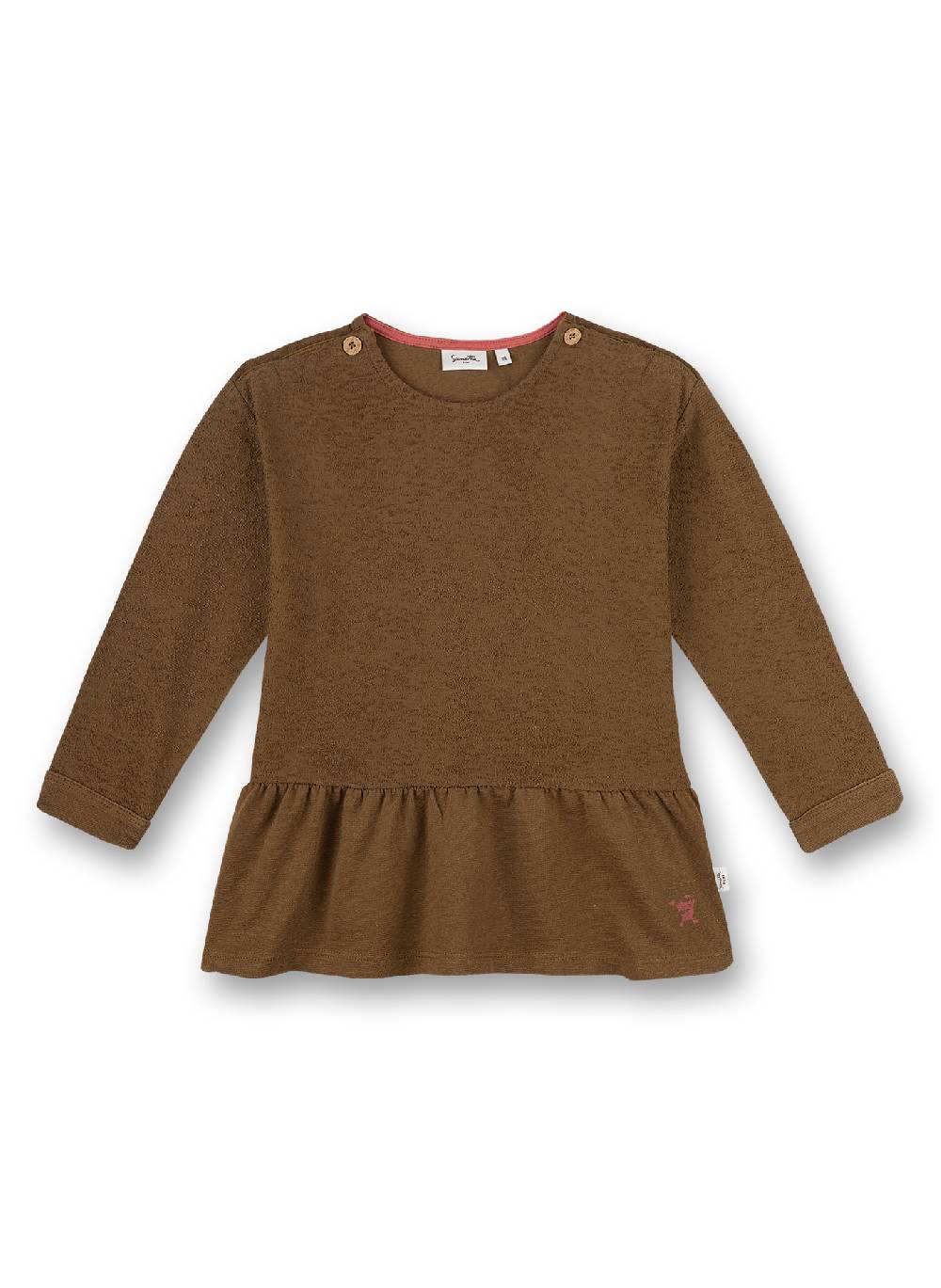 Sanetta Mädchen-Sweatshirt Braun