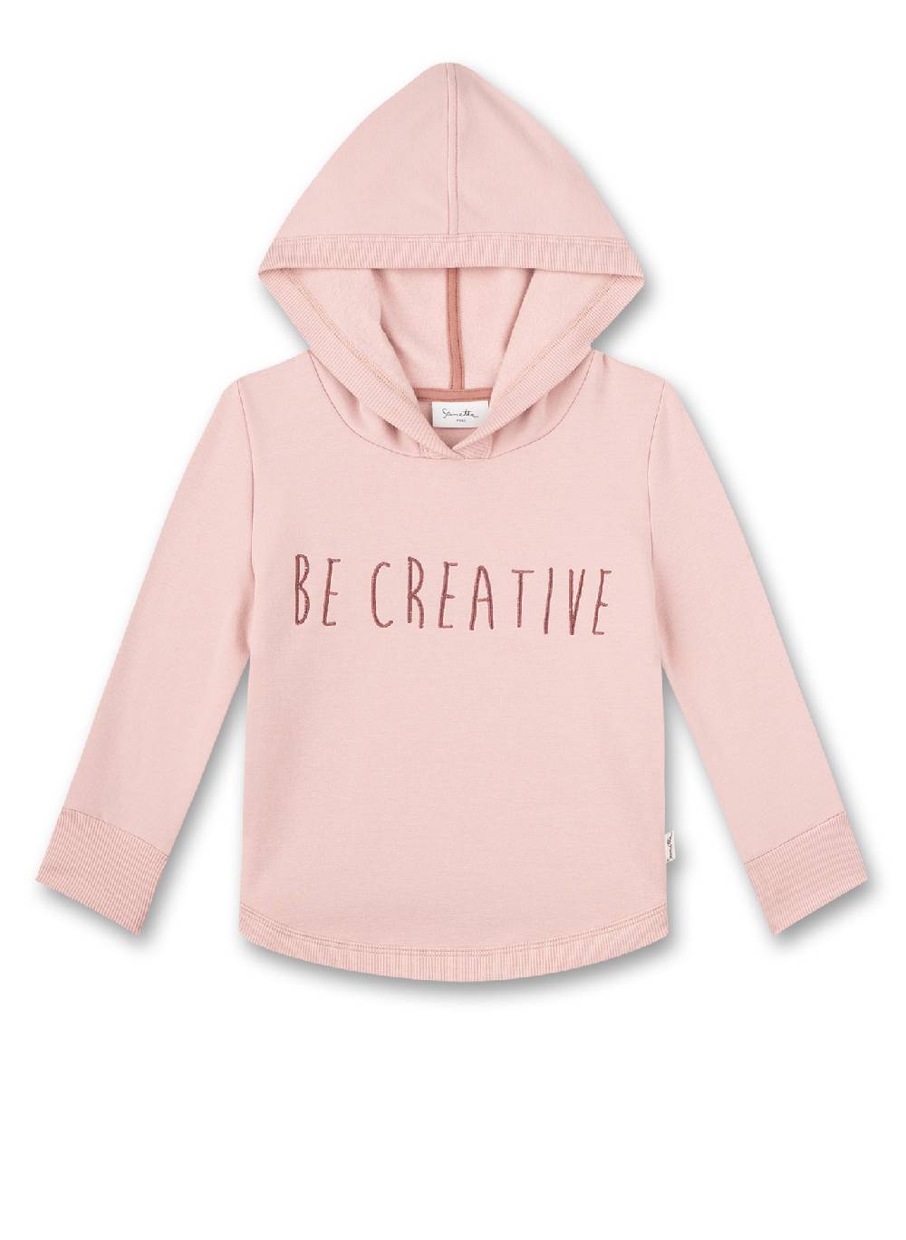 Sanetta Mädchen-Sweatshirt mit Kapuze Rosa