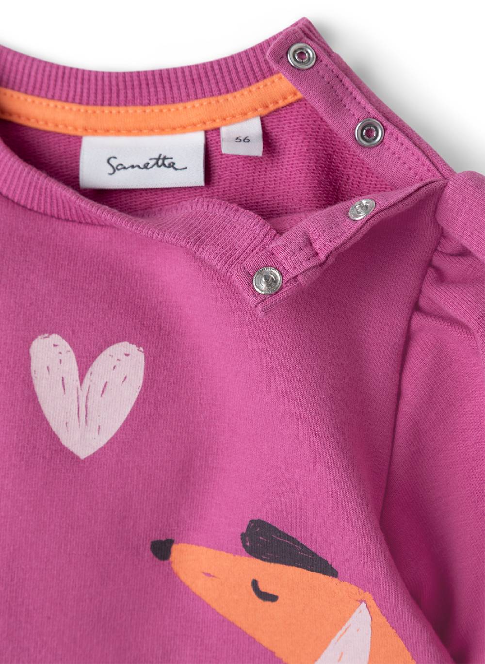 Sanetta Mädchen-Sweatshirt Pink