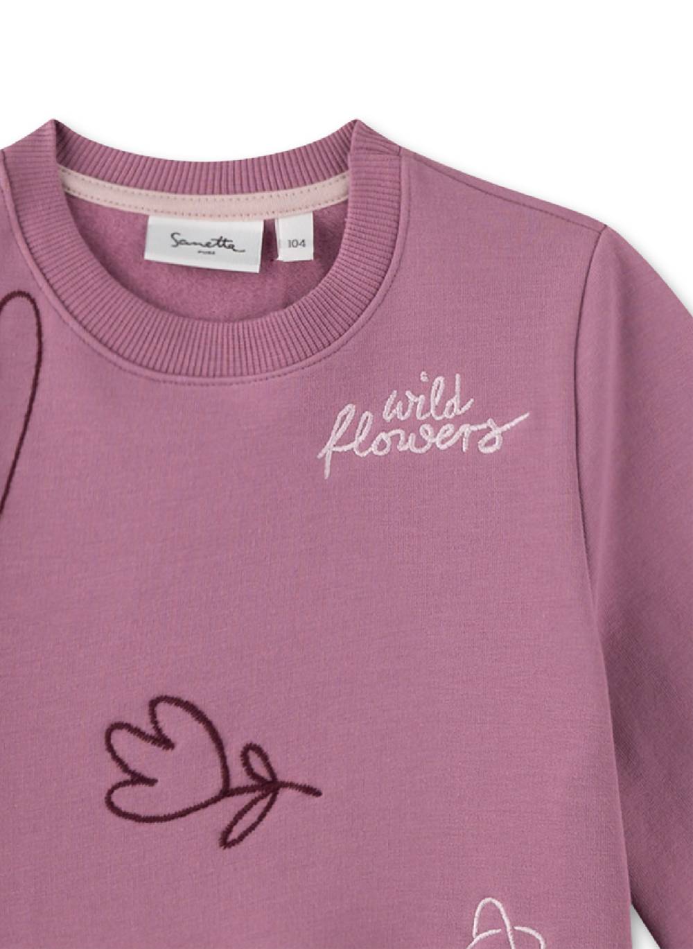 Sanetta Mädchen-Sweatshirt Rosa