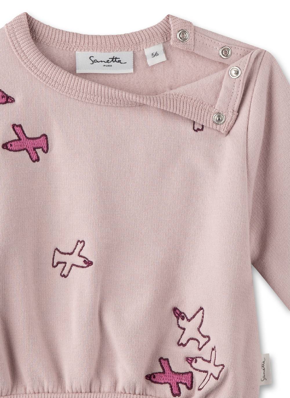 Sanetta Mädchen-Sweatshirt Rosa