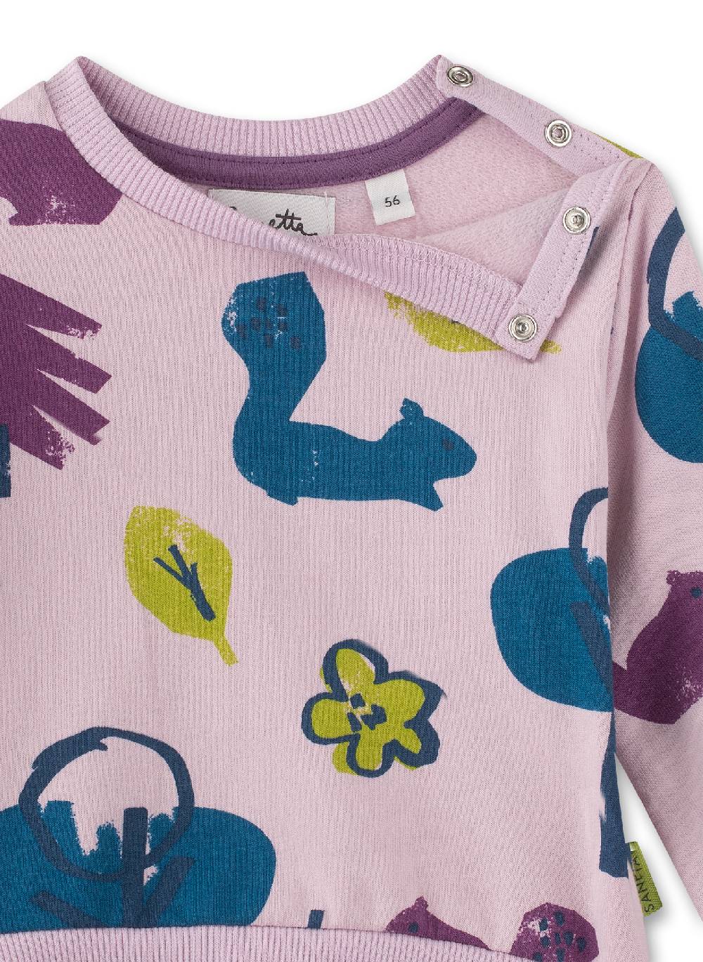 Sanetta Mädchen-Sweatshirt Rosa