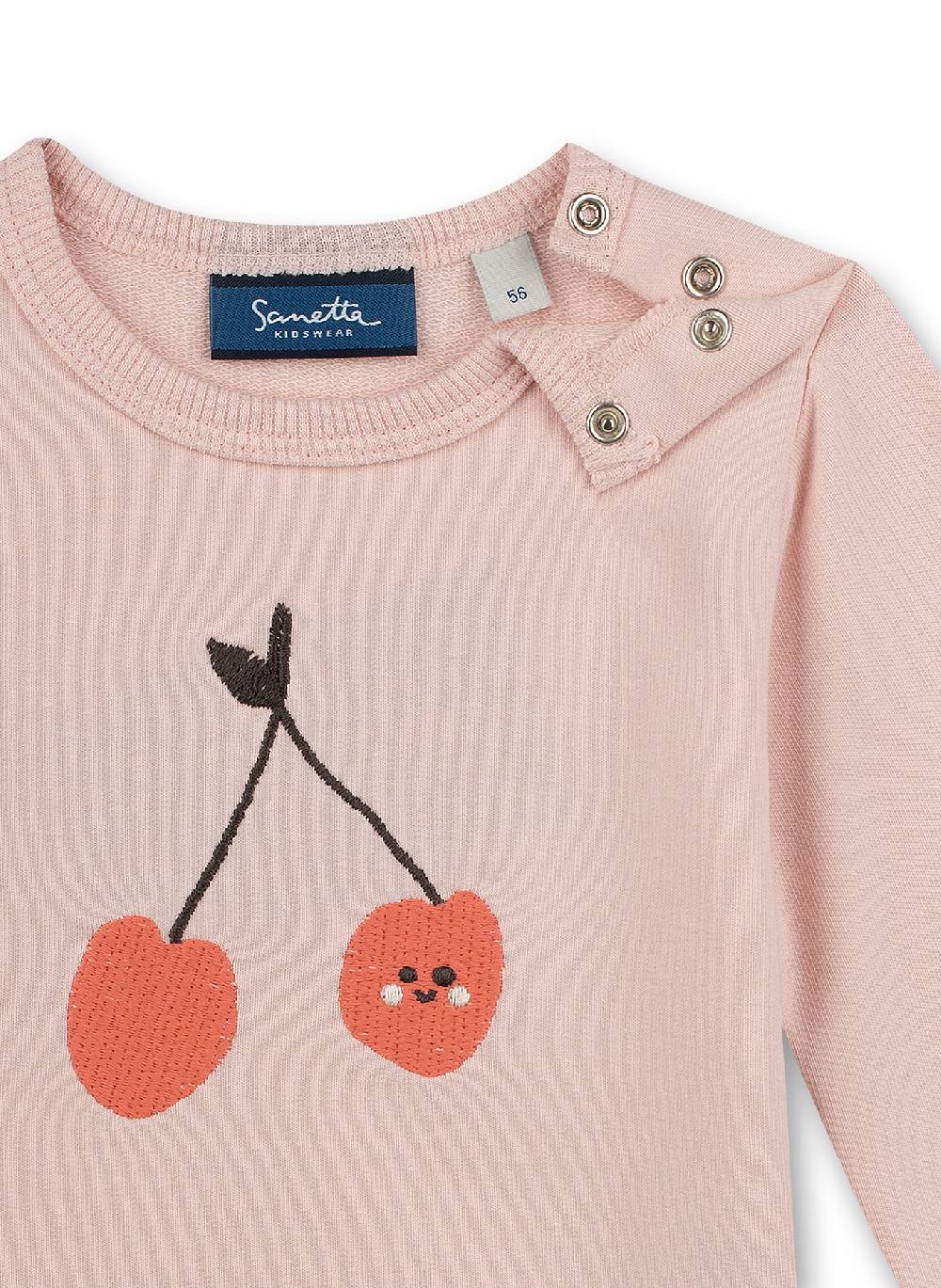 Sanetta Mädchen-Sweatshirt Rosa Fresh Fruits