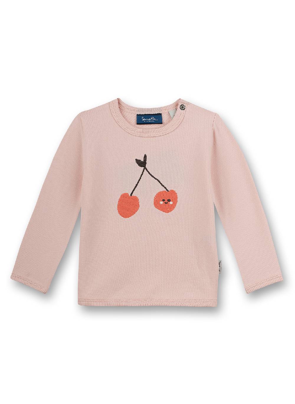 Sanetta Mädchen-Sweatshirt Rosa Fresh Fruits
