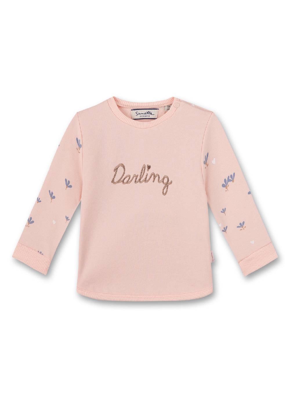 Sanetta Mädchen-Sweatshirt Rosa Little Spikes