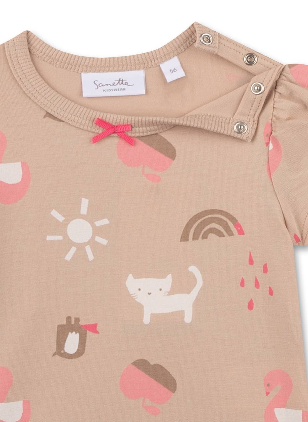 Sanetta Mädchen T-Shirt Beige
