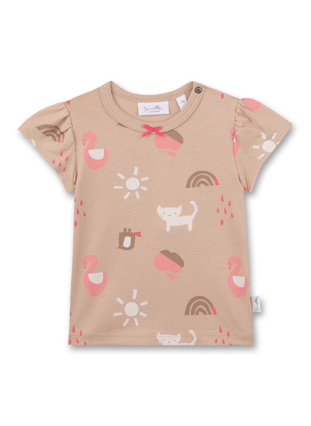 Sanetta Mädchen T-Shirt Beige
