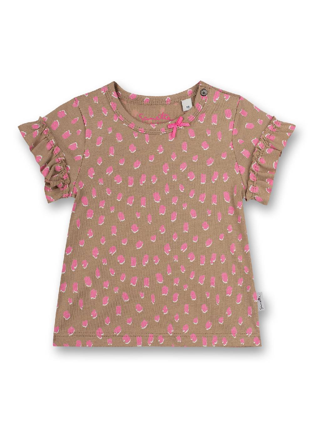 Sanetta Mädchen T-Shirt Beige Lovely Leo