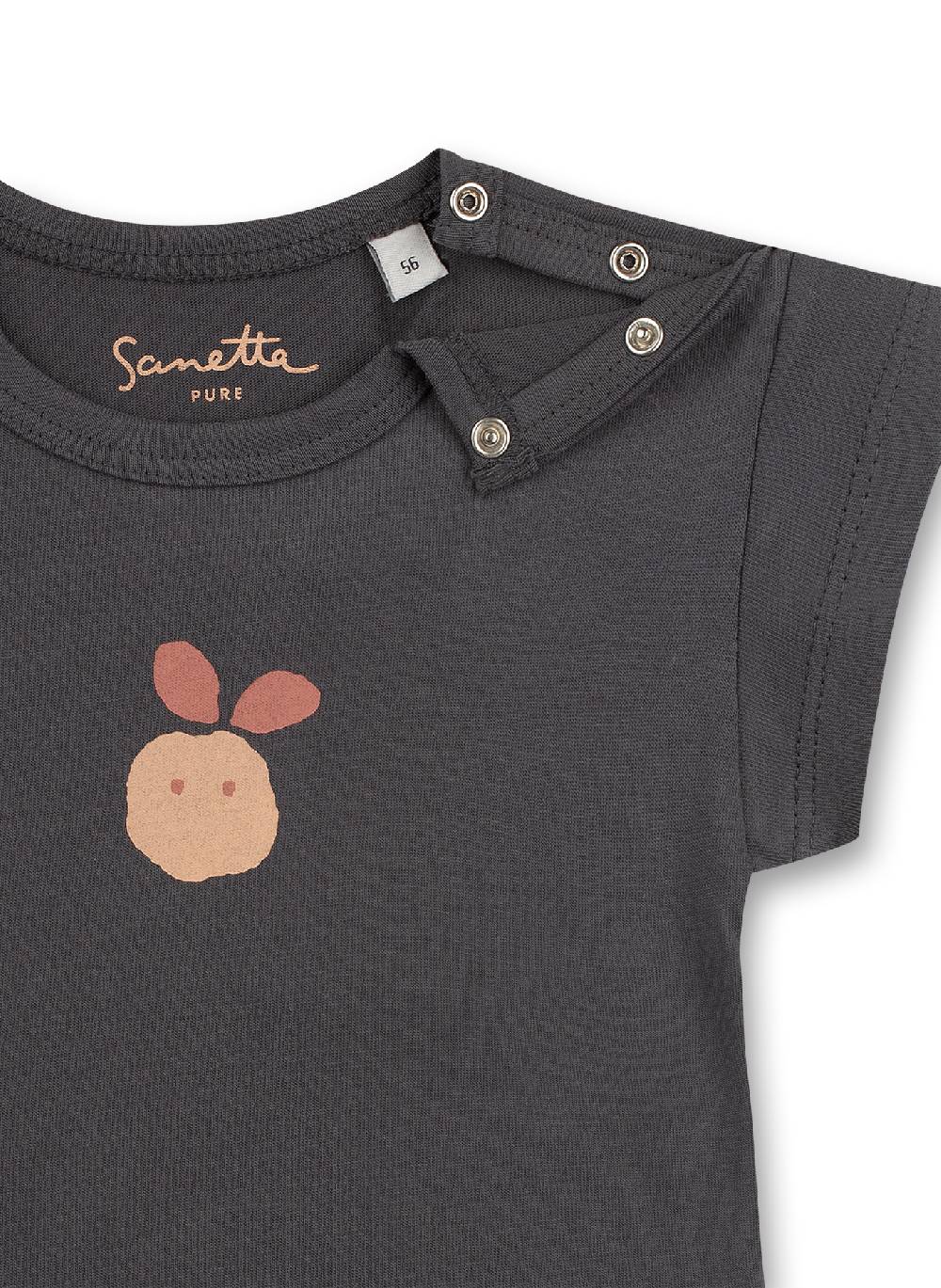 Sanetta Mädchen T-Shirt Dunkelgrau