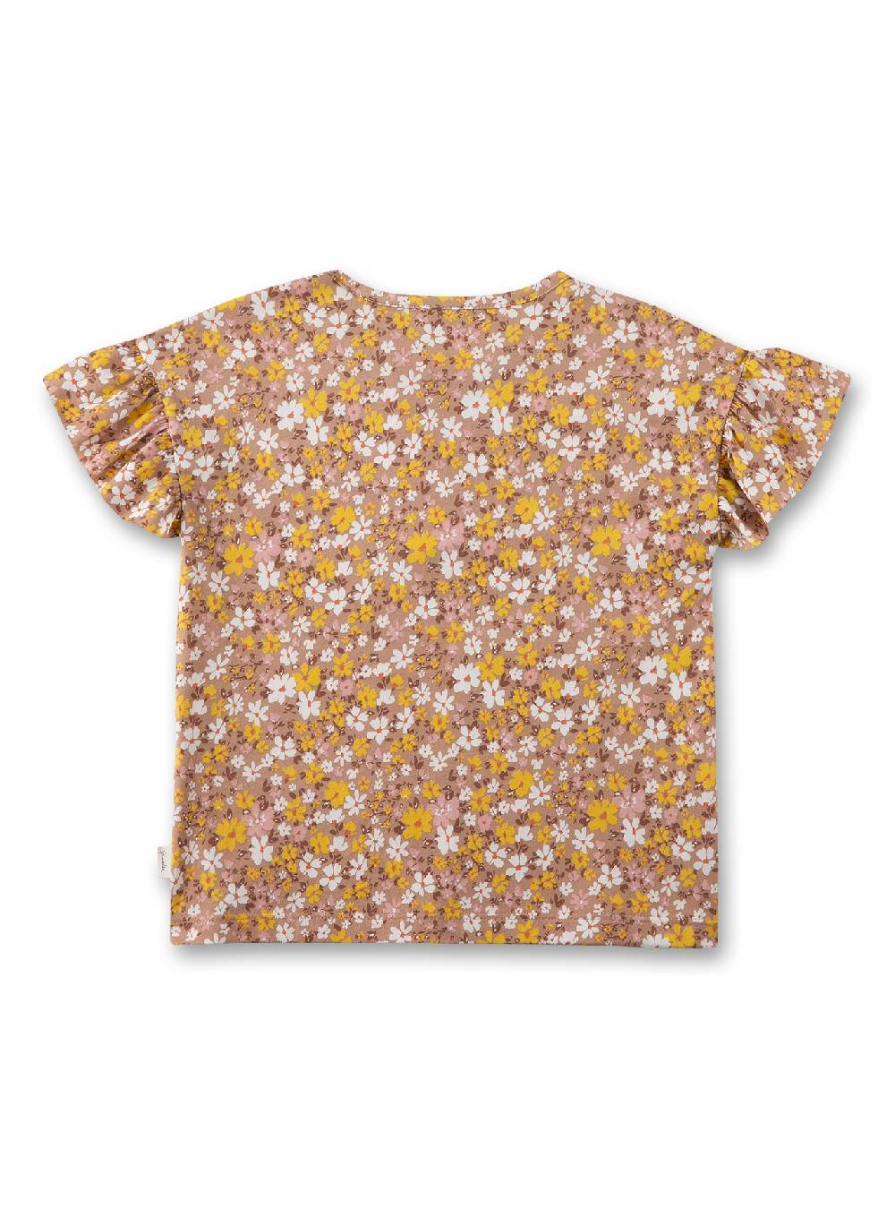 Sanetta Mädchen T-Shirt Geblümt Braun