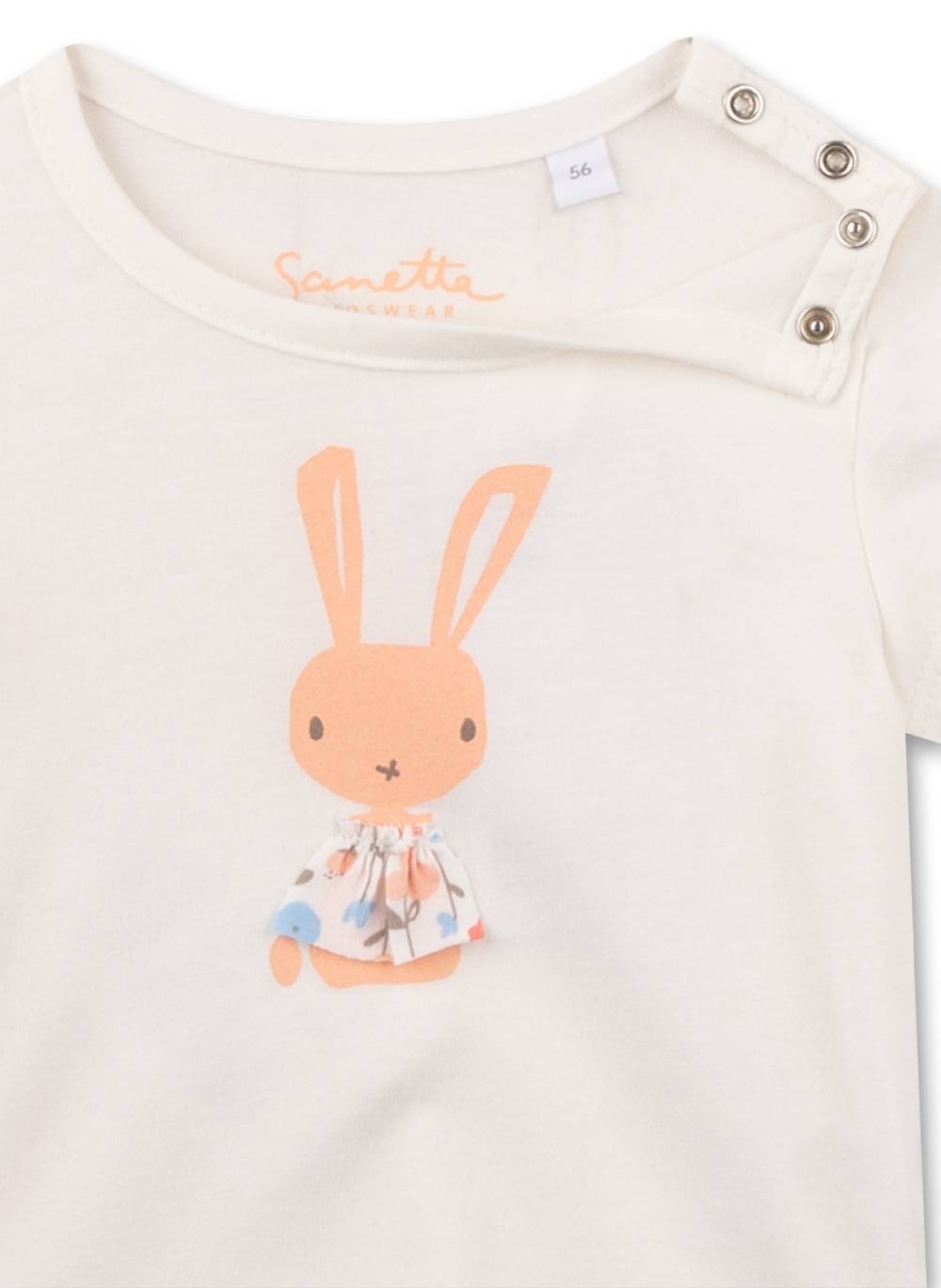 Sanetta Mädchen T-Shirt Off-White