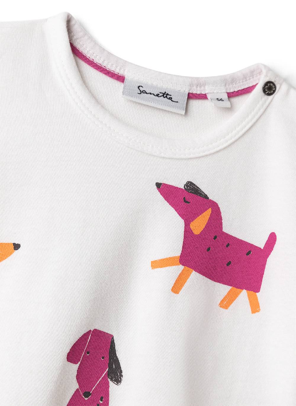 Sanetta Mädchen T-Shirt Off-White